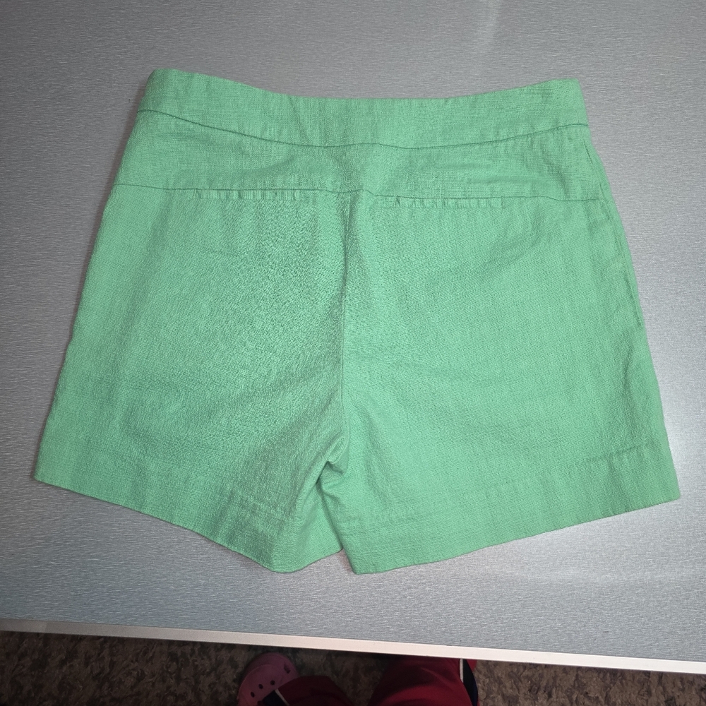 Cartonnier for Anthropologie Green Tailored Shorts – Women’s Size 2 - Picture 2 of 7